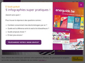 'energuide.be' screenshot