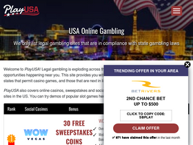 'playusa.com' screenshot