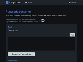 'punycoder.com' screenshot