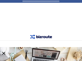 'bizroute.net' screenshot