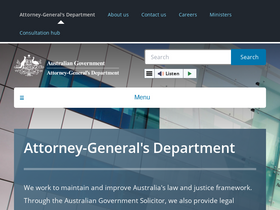 'ag.gov.au' screenshot