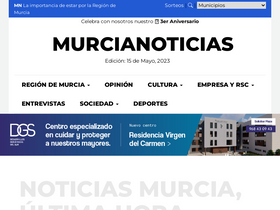 'murcianoticias.es' screenshot