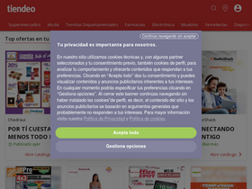 'tiendeo.mx' screenshot