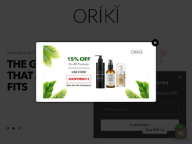 orikigroup.com homepage screenshot