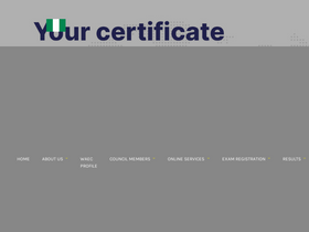 'waecnigeria.org' screenshot
