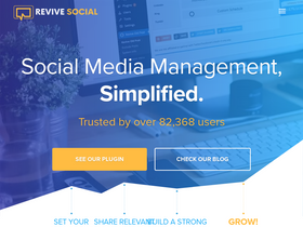 'revive.social' screenshot
