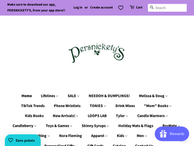 persnicketys.net homepage screenshot