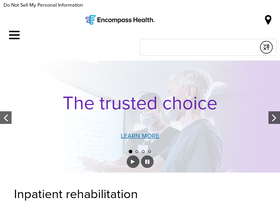 '2fa.encompasshealth.com' screenshot