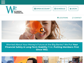 'wefloridafinancial.com' screenshot