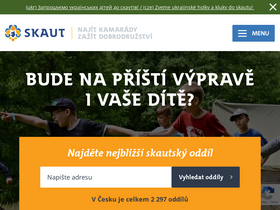 'skaut.cz' screenshot