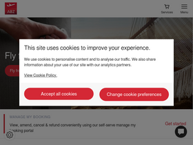 'aberdeenairport.com' screenshot