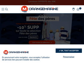 'orange-marine.com' screenshot