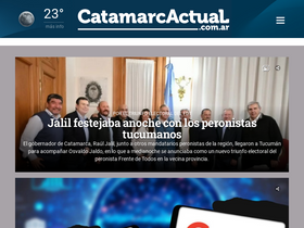 'catamarcactual.com.ar' screenshot