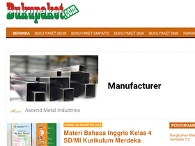 'bukupaket.com' screenshot