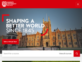 'qub.ac.uk' screenshot