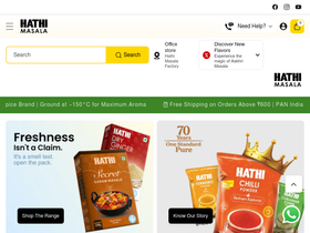 Hathimasala homepage screenshot