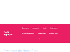 'tudoespecial.com' screenshot