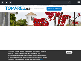 'tomares.es' screenshot