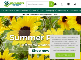 'gardenersdream.co.uk' screenshot