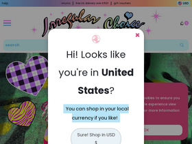'irregularchoice.com' screenshot