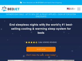 'bedjet.com' screenshot