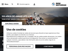 'bmw-motorrad.com.mx' screenshot