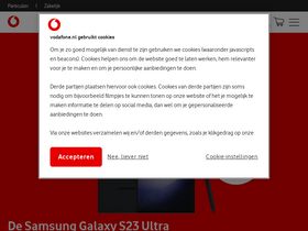 'vodafone.nl' screenshot