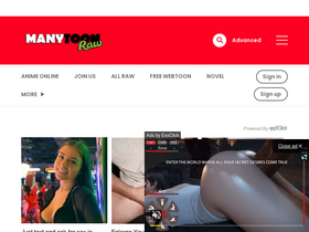 'manytoon.club' screenshot