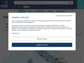 'meteoconsult.it' screenshot