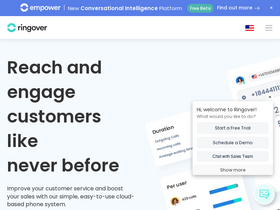 'ringover.com' screenshot