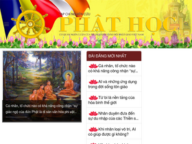 'tapchinghiencuuphathoc.vn' screenshot