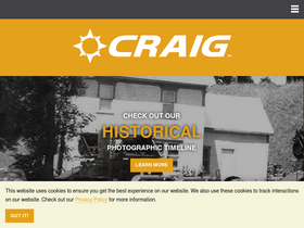 craigattachments.com homepage screenshot
