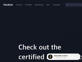 'therich.io' screenshot