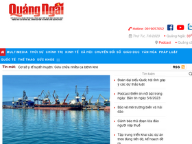 'baoquangngai.vn' screenshot