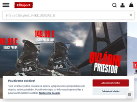 'exisport.com' screenshot