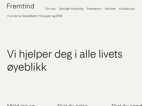 'fremtind.no' screenshot