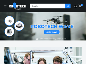 Robotechwave homepage screenshot