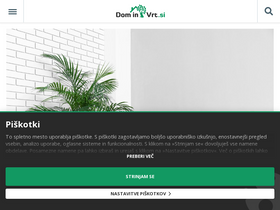 'dominvrt.si' screenshot