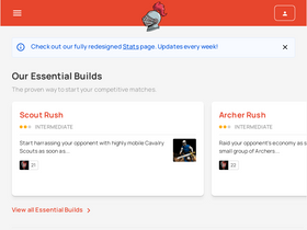 'aoecompanion.com' screenshot