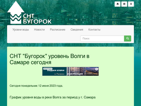 'snt-bugorok.ru' screenshot
