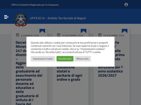 'uat-napoli.it' screenshot
