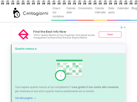 'contagiorni.it' screenshot