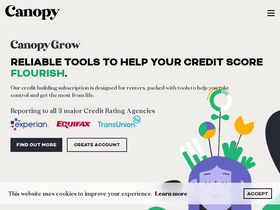 'canopy.rent' screenshot