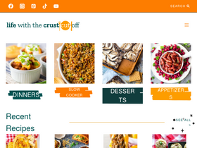 'lifewiththecrustcutoff.com' screenshot