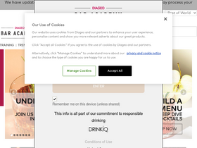 'diageobaracademy.com' screenshot