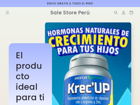 salestoreperu.online homepage screenshot