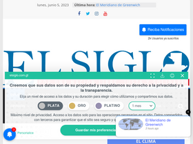 'elsiglo.com.gt' screenshot