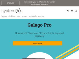'system76.com' screenshot