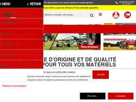 'agricolors.fr' screenshot