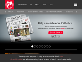 'ewtn.com' screenshot